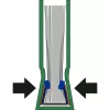 Leitz Capa mole, vermelho