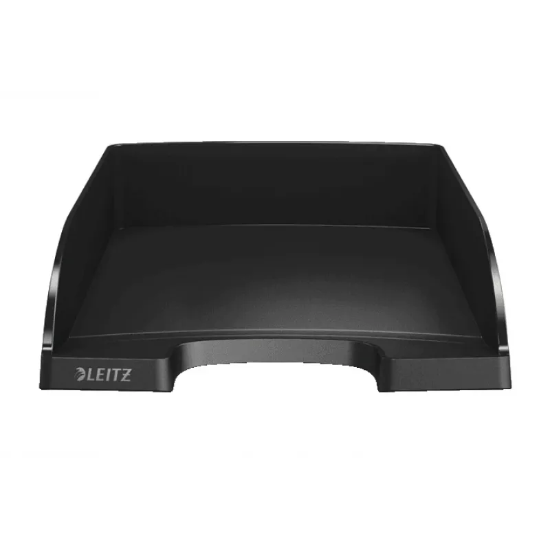 Leitz Cesta de correspondência Plus, plástico, preto, A4, 242 x 330 x 60 mm, 255 mm, 357 mm