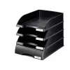 Leitz Cesta de correspondência Plus, plástico, preto, A4, 242 x 330 x 60 mm, 255 mm, 357 mm