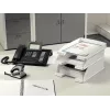 Leitz 52330084 Cesta/organizador de secretária poliestireno prateado