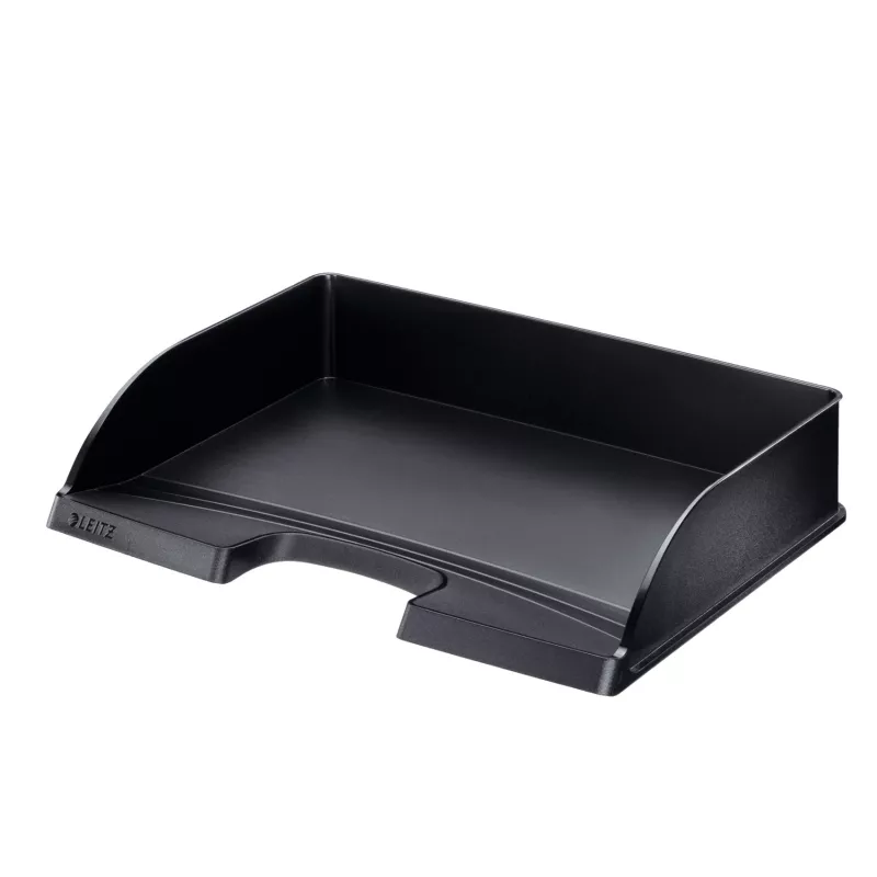 Leitz Bandeja de correspondência Plus Horizontal Standard, Plástico, Preto, A4, 350 x 245 x 63 mm, 363 mm, 273 mm