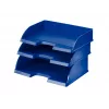 Leitz Bandeja de correspondência Plus Horizontal Jumbo, Plástico, Azul, A4, Carta, Nota, Papel, 350 x 245 x 97 mm, 363 x 273 x 103 mm