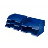 Leitz Bandeja de correspondência Plus Horizontal Jumbo, Plástico, Azul, A4, Carta, Nota, Papel, 350 x 245 x 97 mm, 363 x 273 x 103 mm