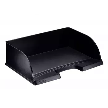 Leitz Bandeja de correspondência Plus Horizontal Jumbo, Plástico, Preto, Envelope, Carta, Nota, Papel, 350 x 103 x 273 mm, 363 x 273 x 103 mm, 400 g