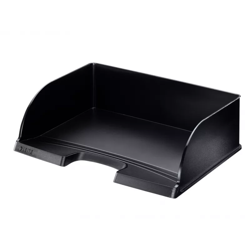 Leitz Bandeja de correspondência Plus Horizontal Jumbo, Plástico, Preto, Envelope, Carta, Nota, Papel, 350 x 103 x 273 mm, 363 x 273 x 103 mm, 400 g