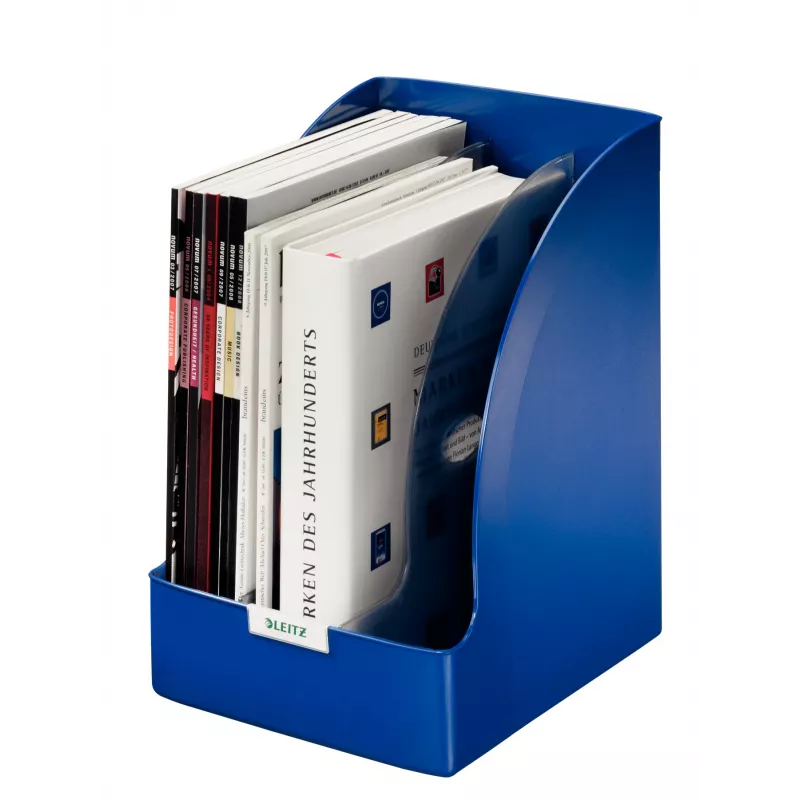 Leitz Coletor de revistas Plus Jumbo, Azul, Plástico, A4, 20,5 cm, 740 g