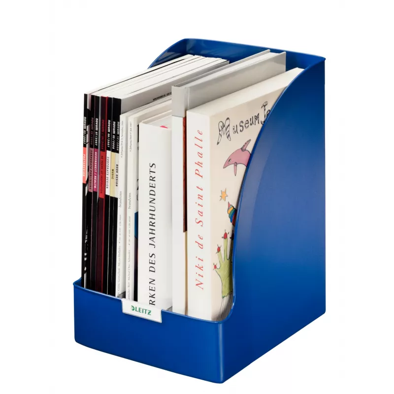 Leitz Coletor de revistas Plus Jumbo, Azul, Plástico, A4, 20,5 cm, 740 g