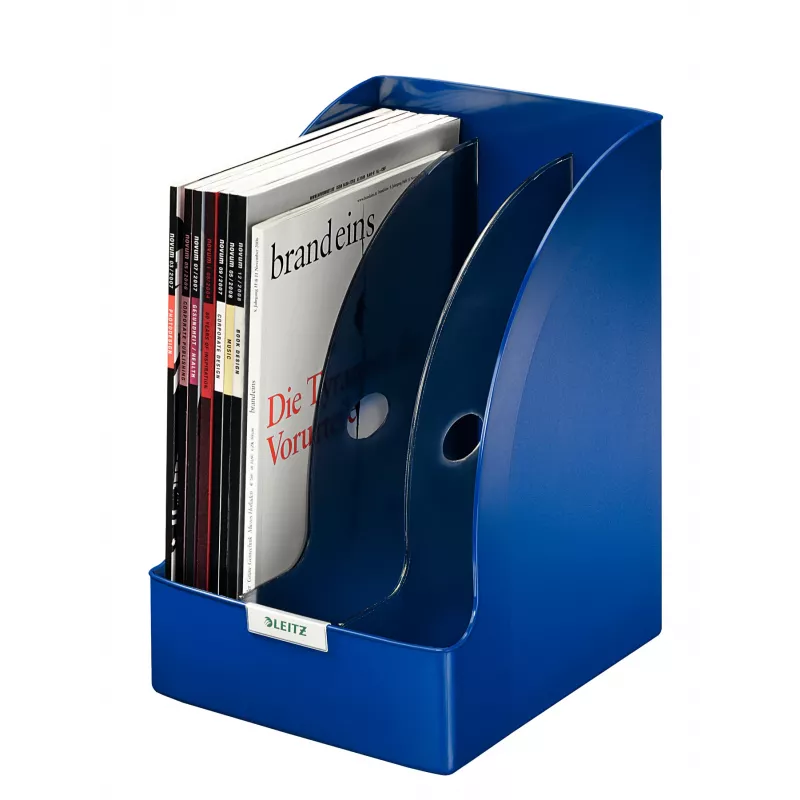Leitz Coletor de revistas Plus Jumbo, Azul, Plástico, A4, 20,5 cm, 740 g