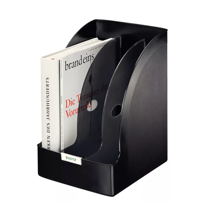Leitz Coletor de revistas Plus Jumbo, Preto, Plástico, A4, 20,5 cm, 213 mm, 321 mm