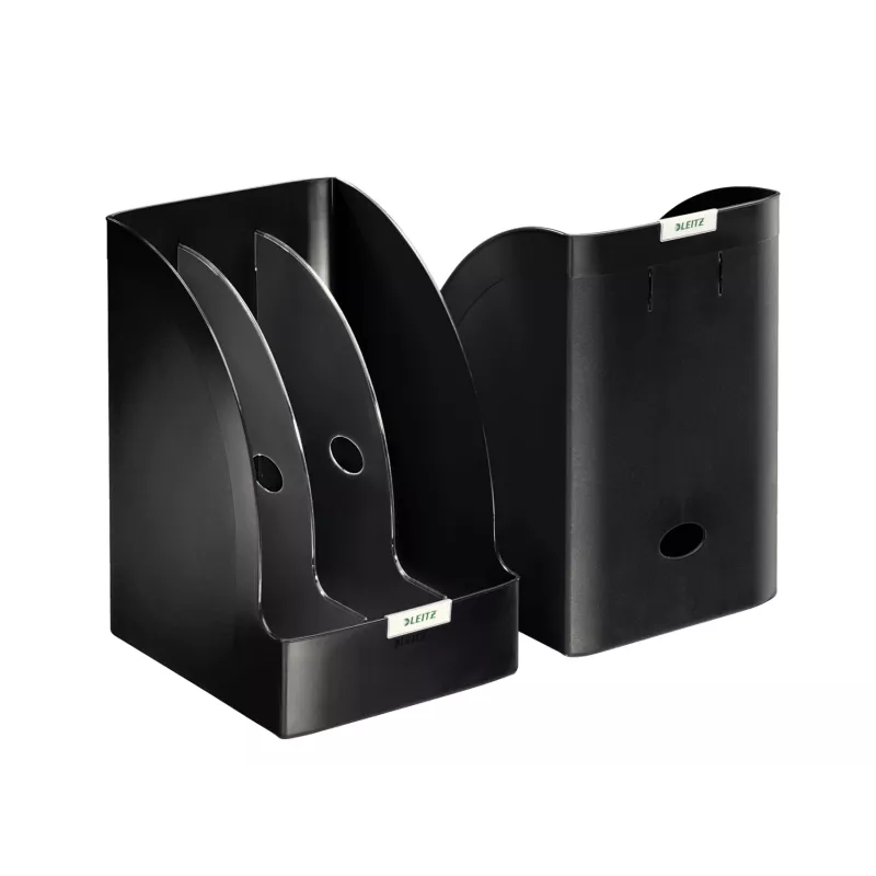 Leitz Coletor de revistas Plus Jumbo, Preto, Plástico, A4, 20,5 cm, 213 mm, 321 mm
