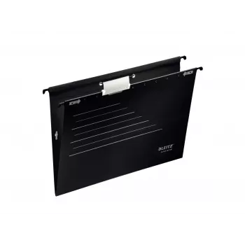 Leitz Pasta de arquivo suspenso Alpha Active FSC®, A4, Preto, Cartão, 348 mm, 260 mm, 90 g