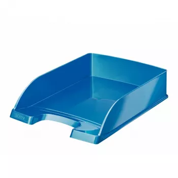 Leitz Bandeja de correspondência WOW, Plástico, Azul, A4, 255 x 357 x 70 mm, 280 g, A4