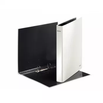 Leitz Ficheiro de anéis WOW laminado A4+ 2DR/25mm, A4, Cartão, Branco, 250 folhas, 80 g/m², 2,5 cm