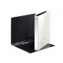 Leitz Ficheiro de anéis WOW laminado A4+ 2DR/25mm, A4, Cartão, Branco, 250 folhas, 80 g/m², 2,5 cm