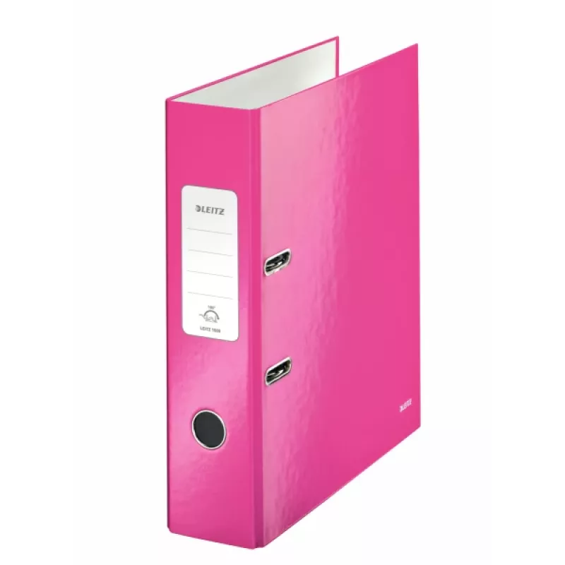Leitz Dossiê 180° WOW POB/laminado A4/80 mm, A4, Cartão, Rosa, 600 folhas, 80 g/m², 8 cm