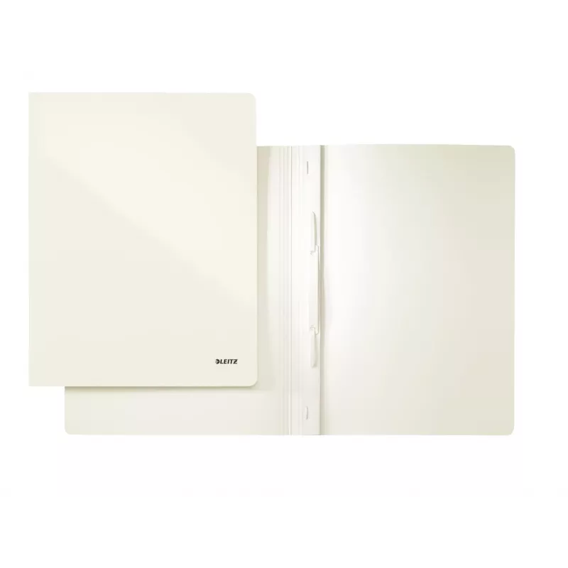 Leitz Pasta de arquivo plana Cartão/Tábua WOW A4, A4, Cartão, Branco, Vertical, 250 folhas, 80 g/m²