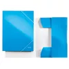 Leitz Pasta de 3 abas WOW Cartão/POB A4, A4, Polipropileno (PP), Azul, 250 folhas, 80 g/m², Papel