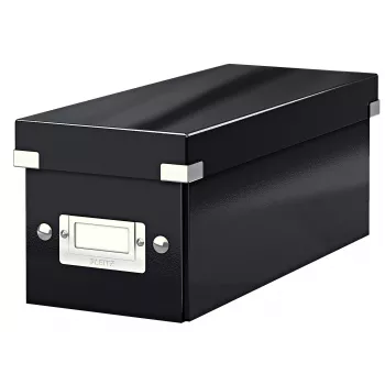Leitz Click & Store WOW Caixa de armazenamento de CD, Preto, Cartão, 143 mm, 352 mm, 136 mm, 440 g