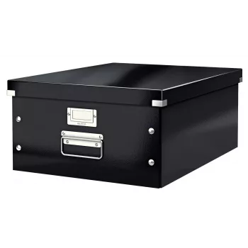 Leitz Click & Store WOW Caixa de armazenamento grande, Preto, Cartão, 369 mm, 482 mm, 200 mm, 1,28 kg