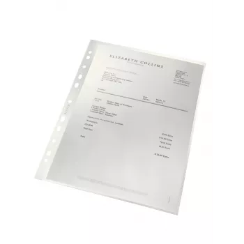 Leitz Recycle capa de visualização A4, 210 x 297 mm (A4), transparente, polipropileno (PP), vertical, 80 g/m², 0,1 mm