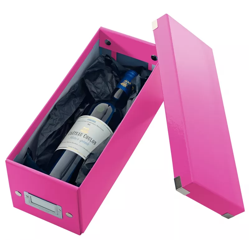 Leitz Click & Store WOW caixa de armazenamento de CD, rosa, cartão, 143 mm, 352 mm, 136 mm, 440 g
