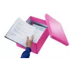 Leitz Click & Store WOW caixa de armazenamento média, rosa, cartão, 16,7 L, 281 mm, 200 mm, 265 x 335 x 188 mm