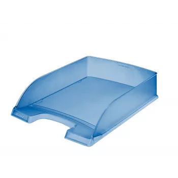 Leitz cesta de correspondência Standard Plus Frosty Standard, plástico, azul, A4, 255 mm, 357 mm, 70 mm