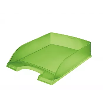Leitz cesta de correspondência Standard Plus Frosty Standard, plástico, verde, A4, 255 mm, 357 mm, 70 mm