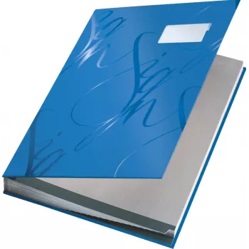 Leitz Design livro de assinaturas com 18 divisórias A4, azul, cartão, A4, 240 mm, 1020 mm, 340 mm