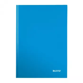Leitz caderno WOW A4 pautado com capa dura 90 g/80 folhas, azul, A4, 80 folhas, 80 g/m², capa dura