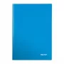 Leitz caderno WOW A4 quadriculado com capa dura 90g/80 folhas, azul, A4, 80 folhas, 80 g/m², papel quadriculado, capa dura