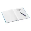 Leitz caderno WOW A4 quadriculado com capa dura 90g/80 folhas, azul, A4, 80 folhas, 80 g/m², papel quadriculado, capa dura