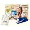 Leitz agrafador elétrico 5532 NeXXt 10 folhas, 10 folhas, 200 agrafos, 1 cm, 1 cm, plástico, azul
