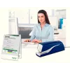 Leitz agrafador elétrico 5532 NeXXt 10 folhas, 10 folhas, 200 agrafos, 1 cm, 1 cm, plástico, azul