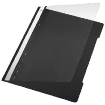 Leitz dossier plástico standard preto A4 PVC (25) capa de relatório