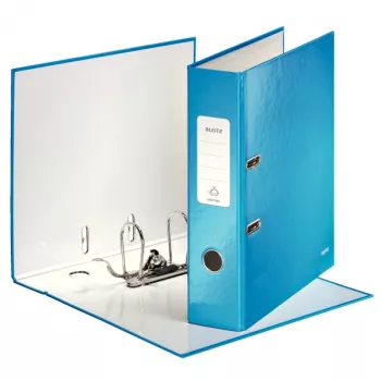 Leitz dossier de alavanca 180° WOW POB/laminado A4/80 mm, A4, cartão, azul, 600 folhas, 80 g/m², 8 cm