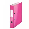 Leitz dossier de alavanca 180° WOW POB/laminado A4/50mm, A4, cartão, rosa, 350 folhas, 80 g/m², 5 cm