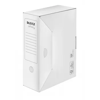 Leitz caixa de arquivo Infinity FSC® 100 mm, branco, A4, 160 g, 100 x 330 x 255 mm