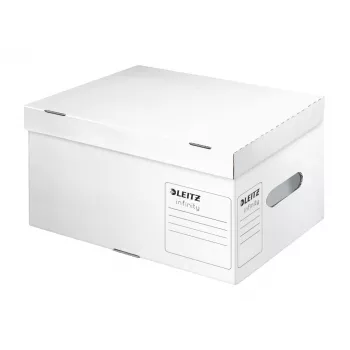 Leitz caixa de arquivo Infinity FSC® A4, branco, A4, 430 g, 355 x 255 x 190 mm