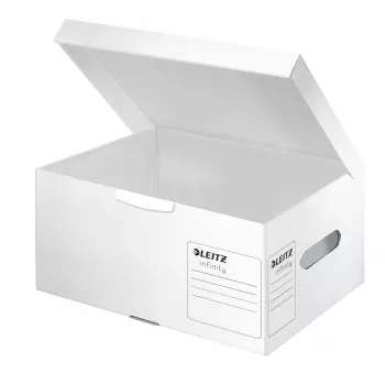 Leitz caixa de arquivo Infinity FSC® A4, branco, A4, 430 g, 355 x 255 x 190 mm