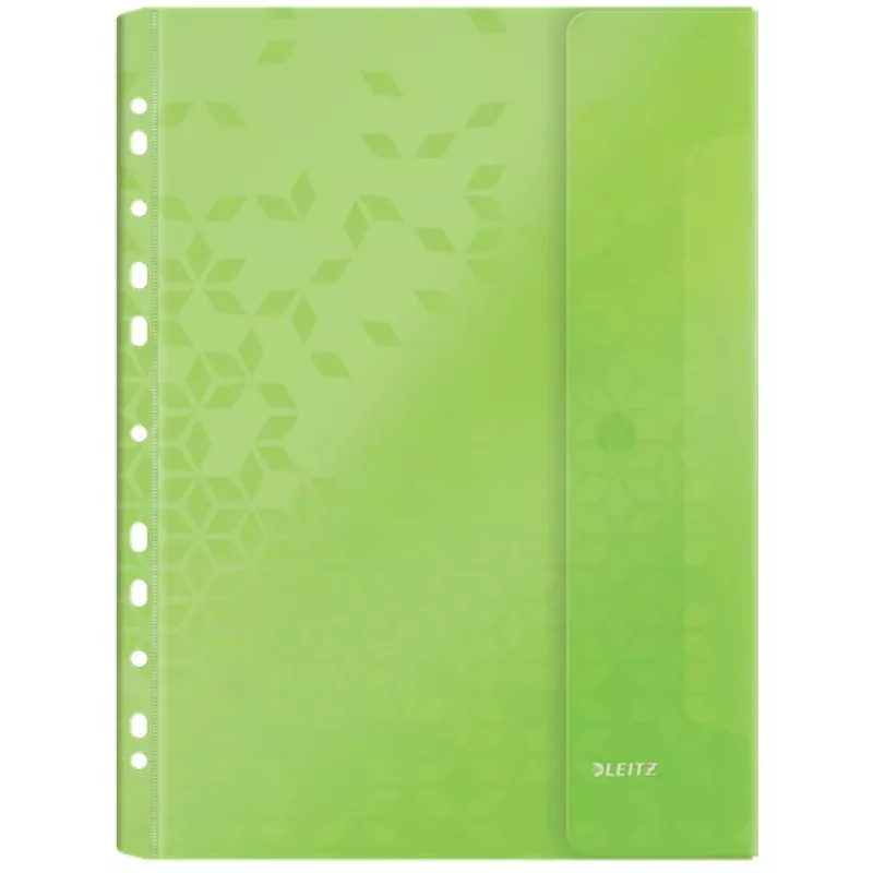 Leitz pasta com aba WOW A4 PP cores sortidas, A4, cores sortidas, polipropileno (PP), 0,2 mm, 235 mm, 4 mm