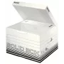 Leitz 61180001 Caixa de arquivo em cartão preto, branco