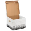 Leitz 61180001 Caixa de arquivo em cartão preto, branco