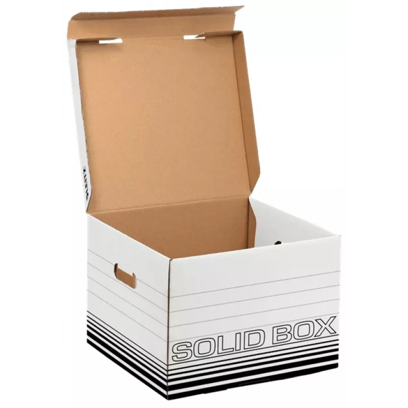 Leitz 61180001 Caixa de arquivo em cartão preto, branco