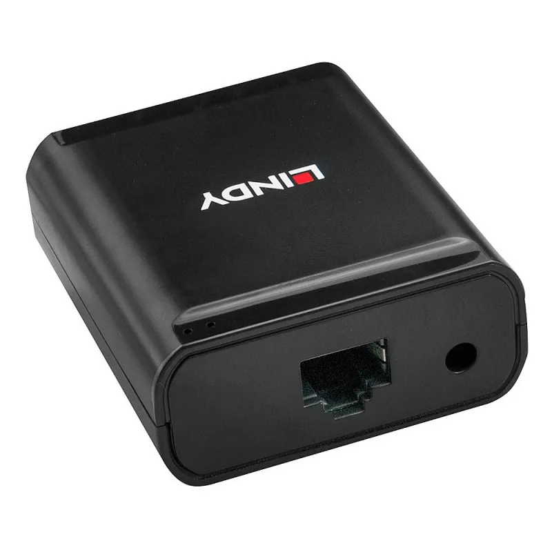 Lindy 60 m Extensor USB 2.0 Cat.6 de 4 portas, USB 2.0, RJ-45, USB 2.0, preto, metal, 52 mm, 60 mm