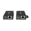 Lindy 100 m Extensor USB 2.0 Cat.6 de 2 portas, transmissor e recetor AV, 100 m, com fios, preto