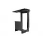 Lindy Suporte deslizante para PC sob a mesa, suporte de CPU para montagem em mesa, 30 kg, preto, aço, 0 - 360°, 45 cm