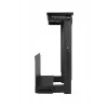 Lindy Suporte deslizante para PC sob a mesa, suporte de CPU para montagem em mesa, 30 kg, preto, aço, 0 - 360°, 45 cm