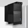 Lindy Suporte deslizante para PC sob a mesa, suporte de CPU para montagem em mesa, 30 kg, preto, aço, 0 - 360°, 45 cm
