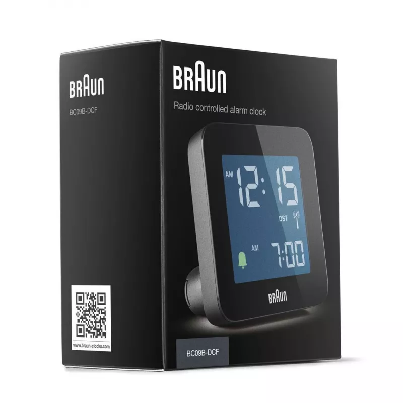 Braun BC09-DCF Despertador digital preto